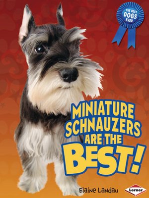 cover image of Miniature Schnauzers Are the Best!